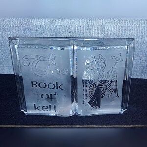 Waterford Crystal Book of Kells book figure